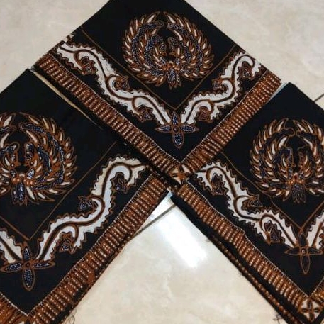 Udeng Batik Tulis Ikat Kepala Bahan katun Alusan Segi Empat