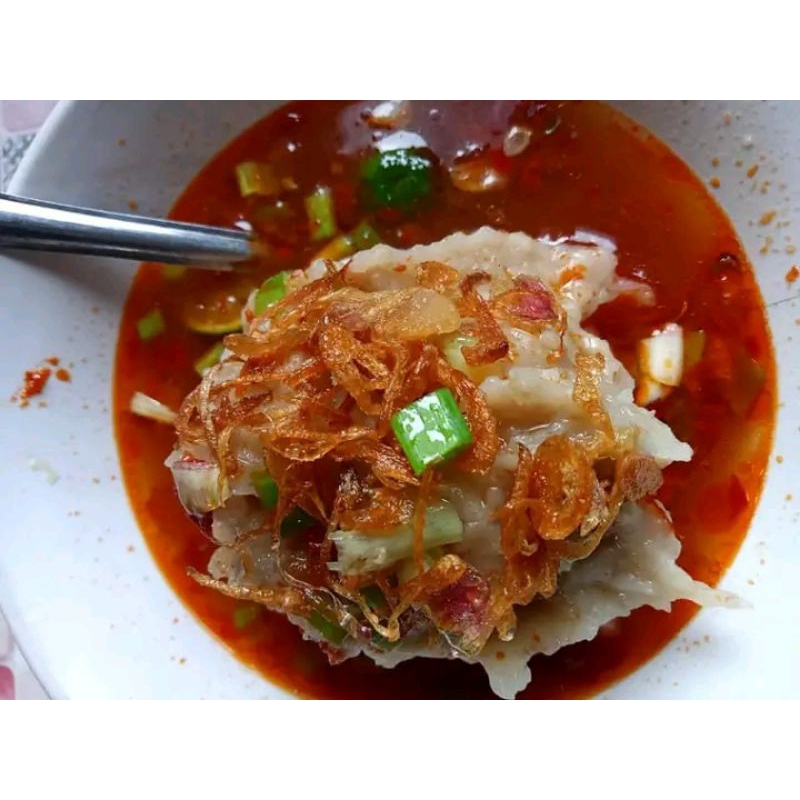 

Bakso ikan khas Malingping di jamin enak asli ikan lengkap+bumbu merah berat 1kg