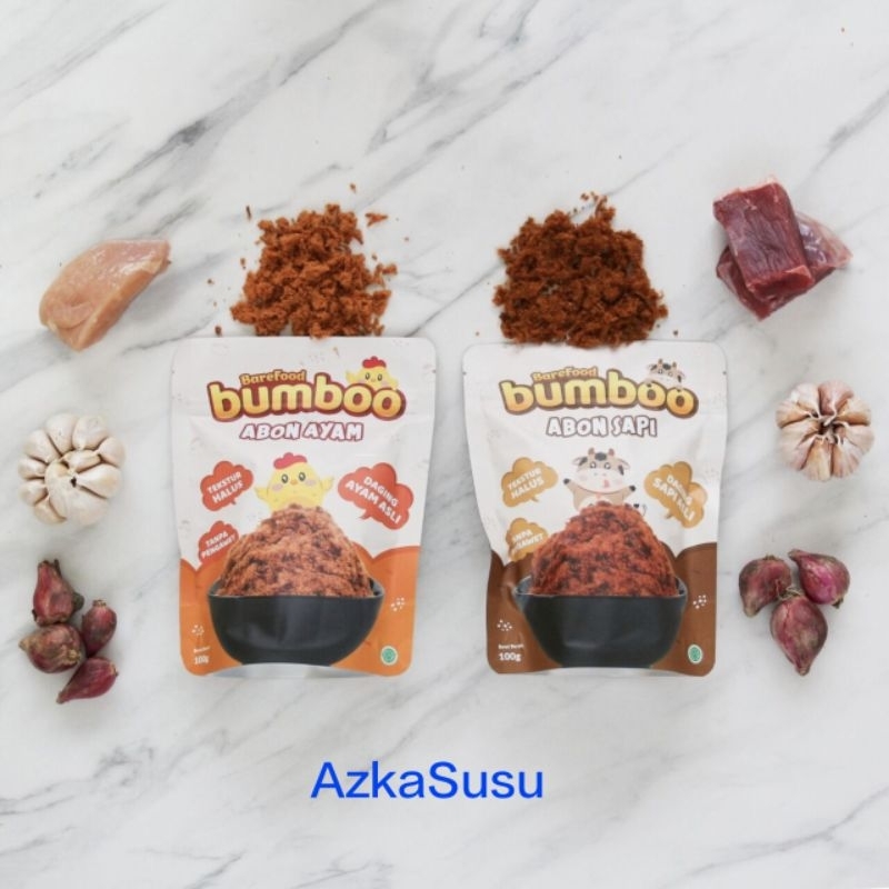 BUMBOO Abon Ayam/ Sapi 100gram- MPASI si kecil