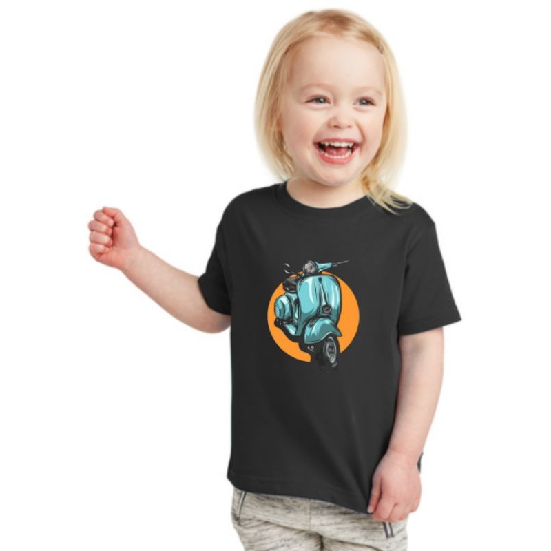 Baju Anak T Shirt Kaos Anak Vespa Unisex