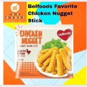 

Belfoods Favorit Chicken Nugget 170gr Bentuk S/ Stick/ Coin