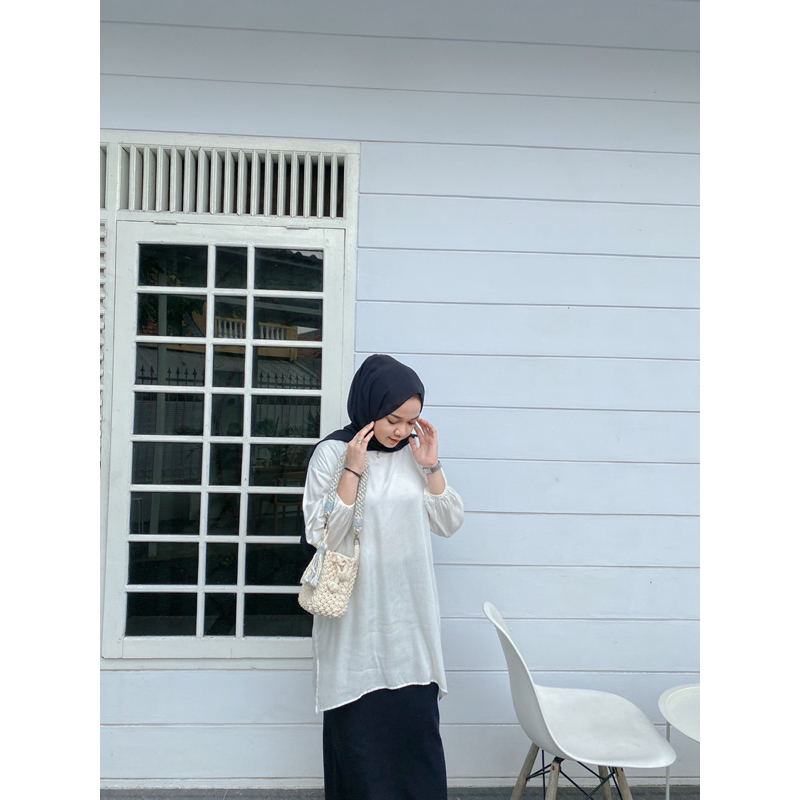 BAJU BLOUSE ATASAN TUNIC // VICI SHIRT OVERSIZED // BASIC OVERSIZED TOP