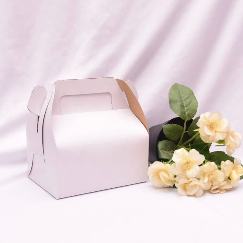 

gable box/box kue 2 sisi