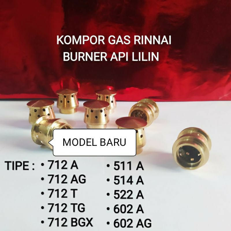 Burner Rinnai Api Lilin / Burner Api Lilin Rinnai , KuninganBurner Api Lilin Kompor Gas Rinnai