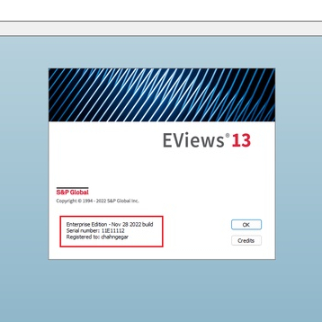 EViews 13 Enterprise Pro Edition Full Version Lifetime | Software pengolahan olah data | Eviews 10 / Eviews 12