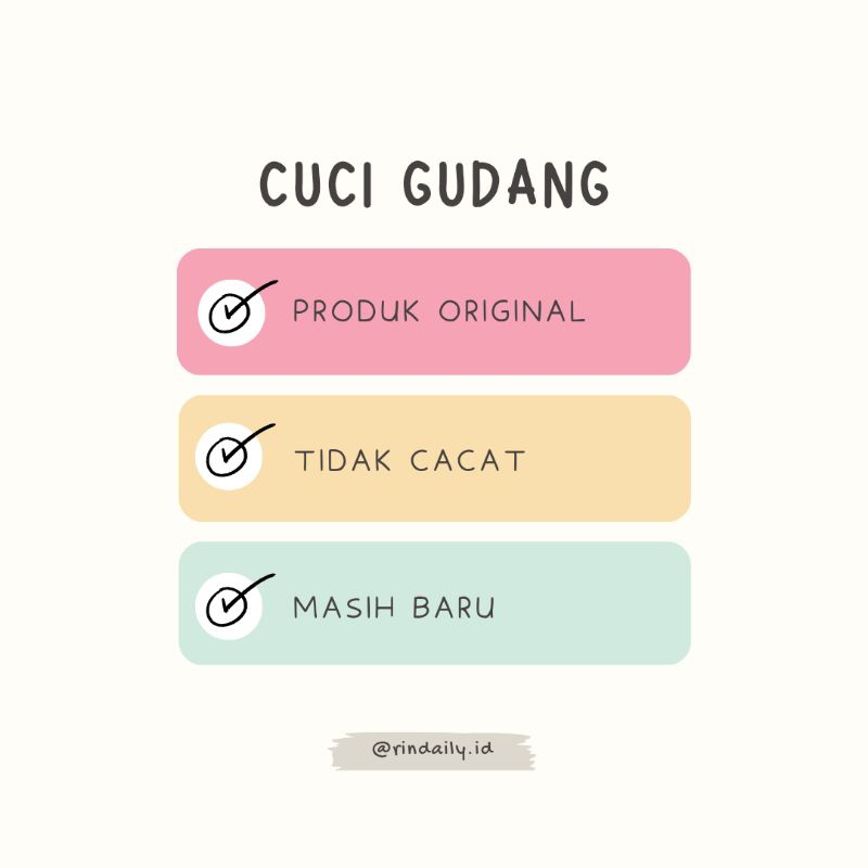 PROMO DISKON CUCI GUDANG - RINDAILY