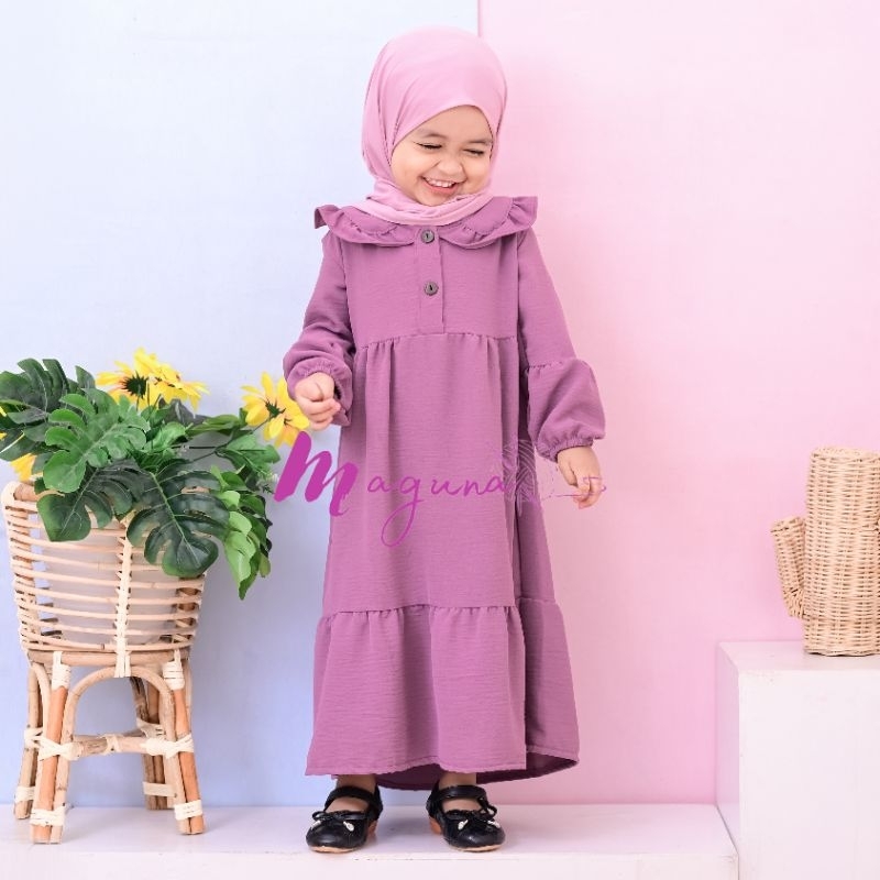 Amina Gamis Anak Perempuan Usia 2-8 Tahun