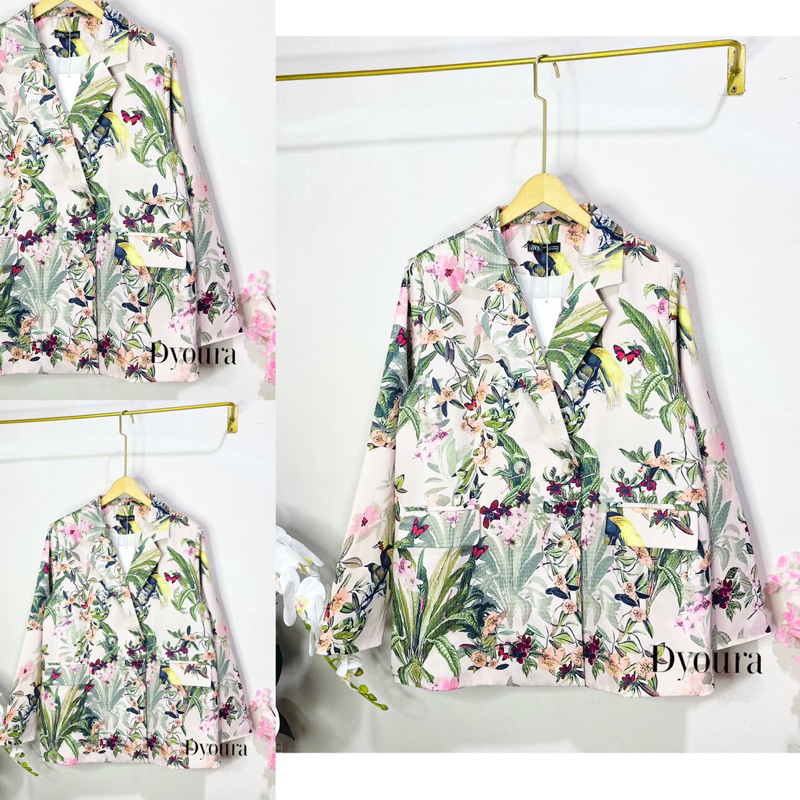 Blazer Hanada//BLAZER IMPORT PREMIUM / BLAZER MOTIF / BLAZER FLORA FAUNA NABILA / PUSAT BLAZER NABILA Medan / BLAZER GROSIR / BLAZER MURAH IMPORT / BLAZER TERMURAH / BLAZER FURING / BLAZER MIRROR