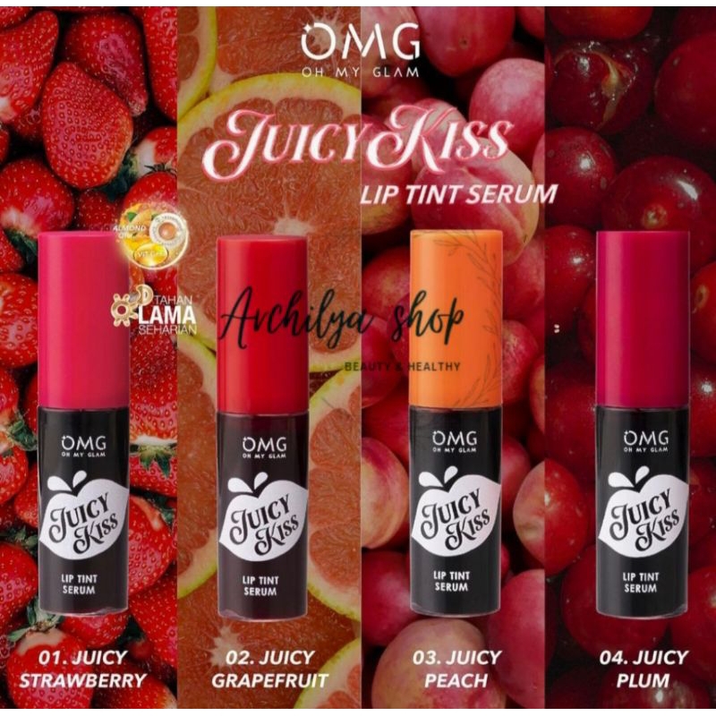 OMG Juicy Kiss Lip Tint Serum OH MY GLAM Liptint