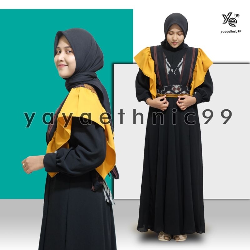 [READY STOK] Outer korean cute, atasan wanita tenun, top busana wanita, outer tenun troso ethnic