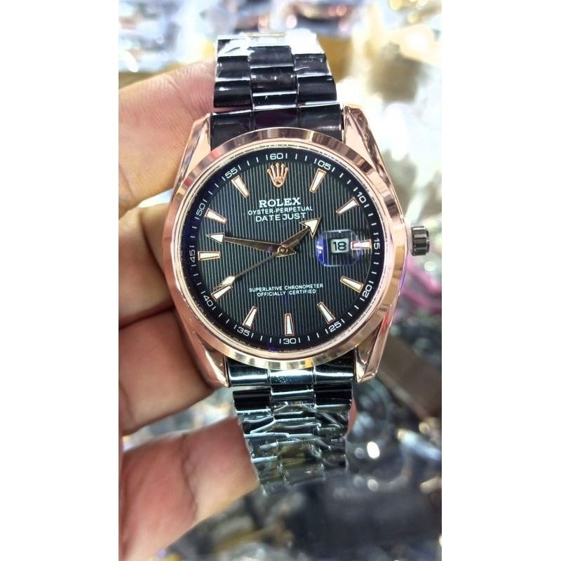 Jam Tangan Pria Rantai Rolekk6689 | Jam Tangan Cowok Anti Air Terbaru Full set