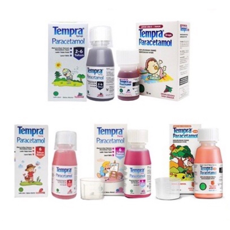 Tempra Drop 15ml, Tempra Sirup 30ml & 60ml, Tempra Forte 60ml - MURAH