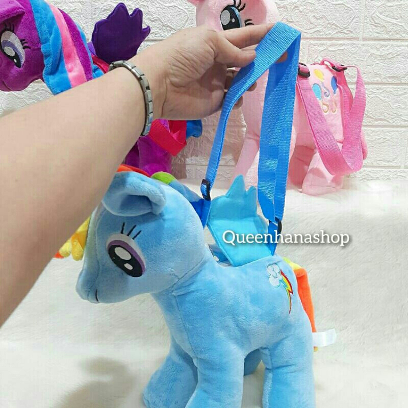 Tas Selempang Little Pony  Tas Little Pony Full Body  Sling Bag Pony Tas Boneka Karakter