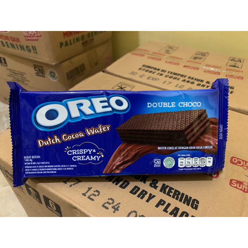 

Oreo Wafer Double Choco 140 g