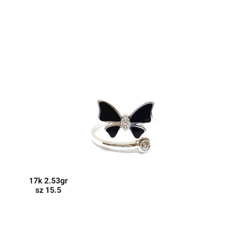 Cincin emas 75 pita hitam