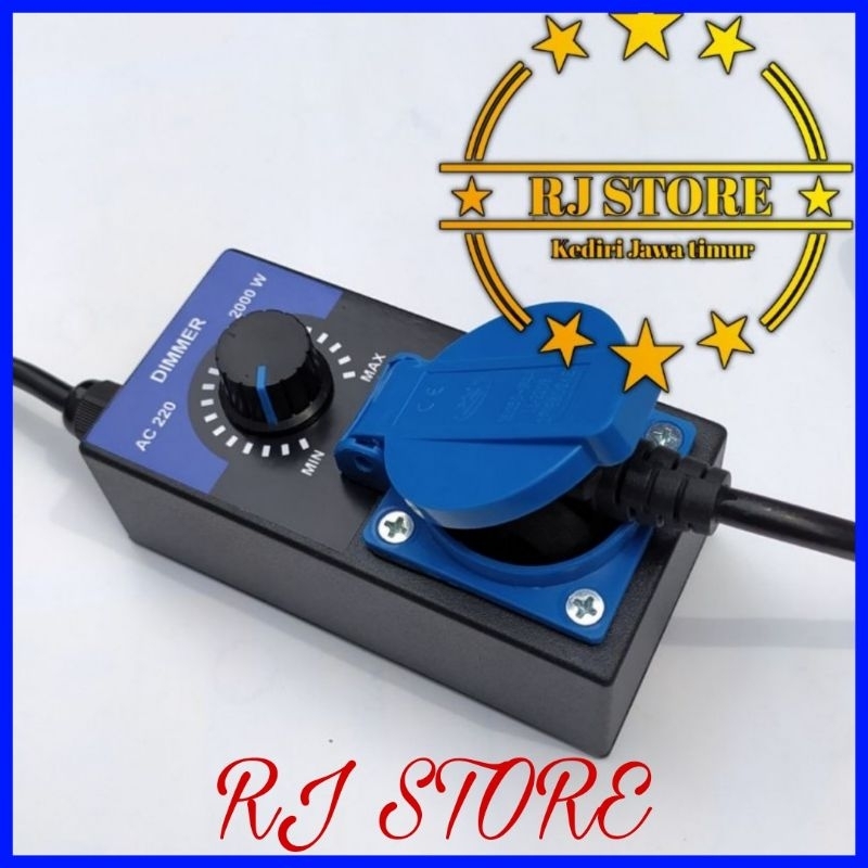 DIMMER 2000 WATT AC peredup lampu pengatur kecepatan mesin gerinda bor kipas