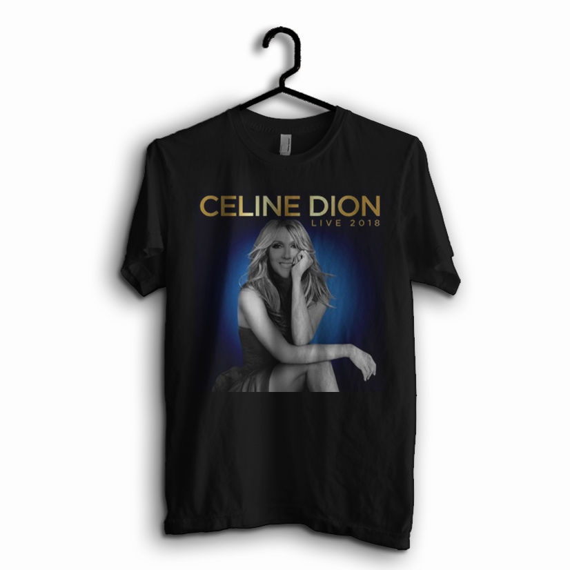 Kaos Musik Celine Dion Live 2018