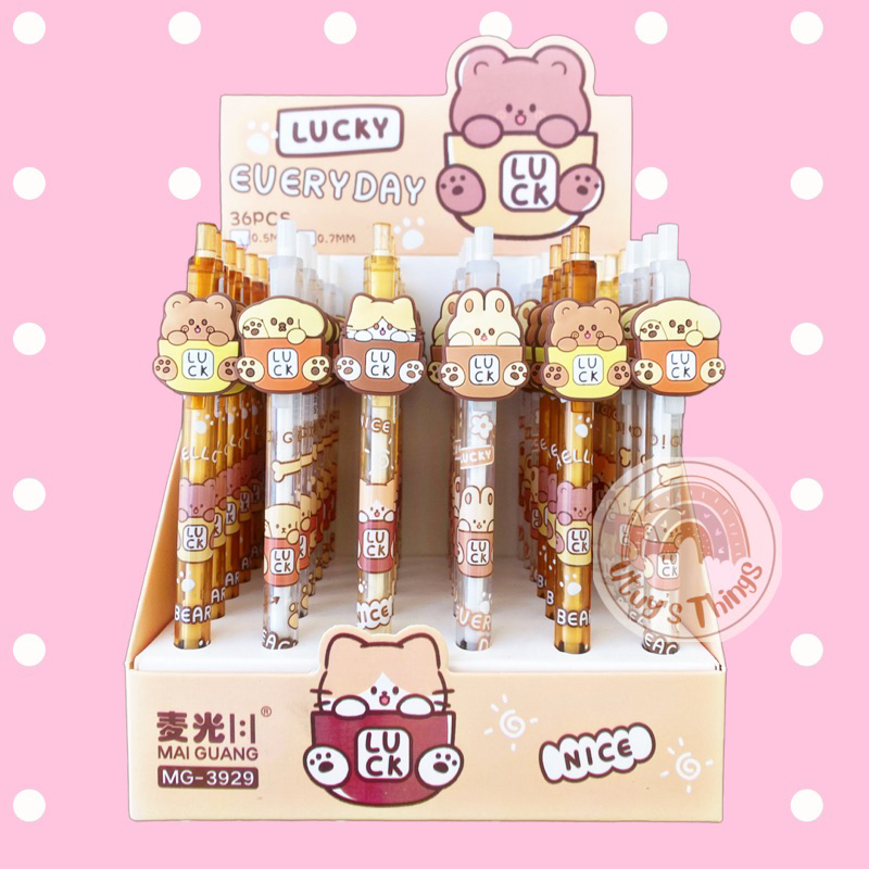 

Pensil mekanik super lucu murah meriah model LUCKY ANIMALS