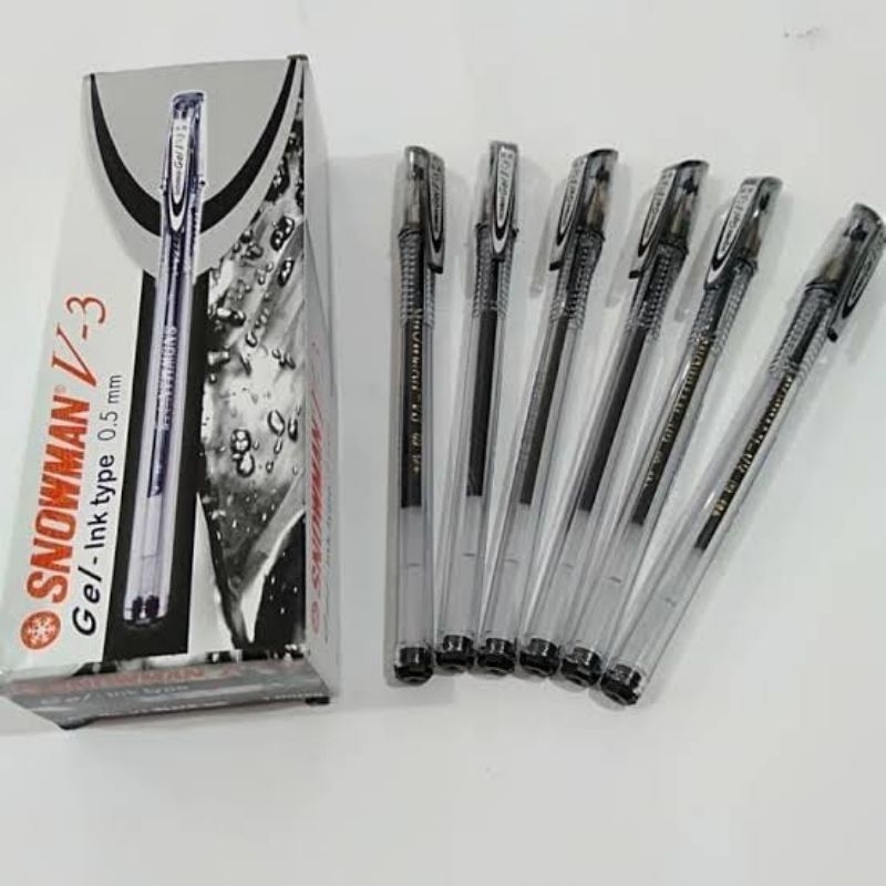 

Gel Pen Snowman V3