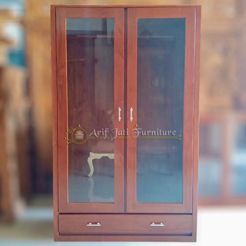 Lemari Mukena Sholat Gantung Minimalis Jati Furniture