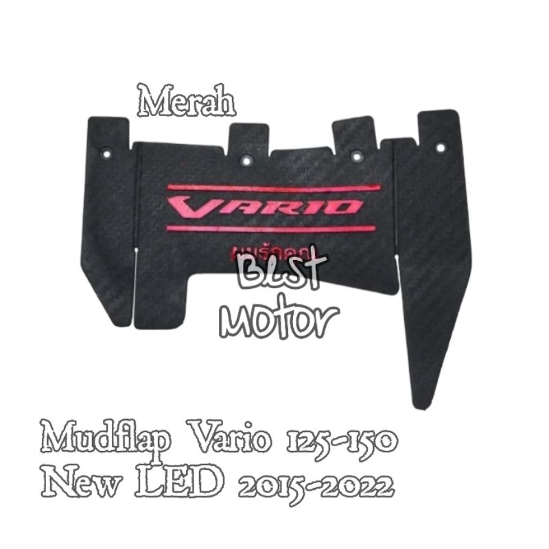 Mudflap Vario 125-150 Techno-New LED esp Mud flap Karet penahan lumpur vario