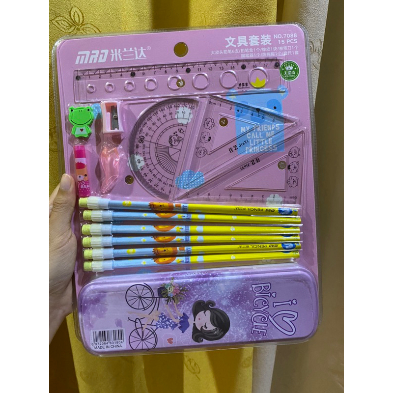 

ALAT TULIS ANAK ANAK MURAH 15 in 1