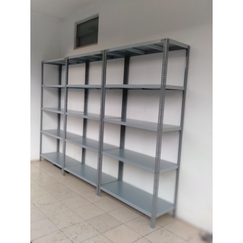 RAK BESI 5 SUSUN + KARET SIKU