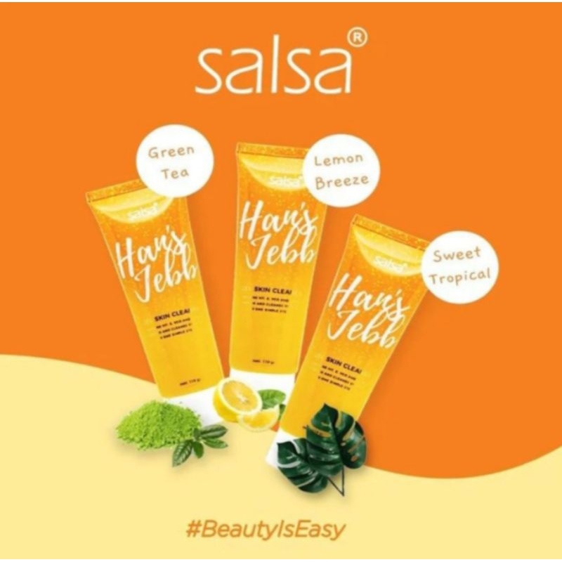 Salsa Hans Jebb Spa Penghilang Daki Gel Skin Cleanser Lulur Tanpa Bilas 110gr