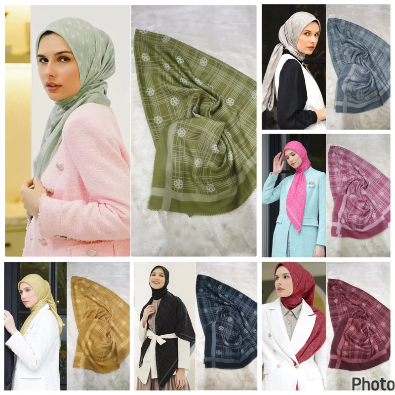HIJAB SEGI EMPAT VOAL  LC MOTIF ZORA
