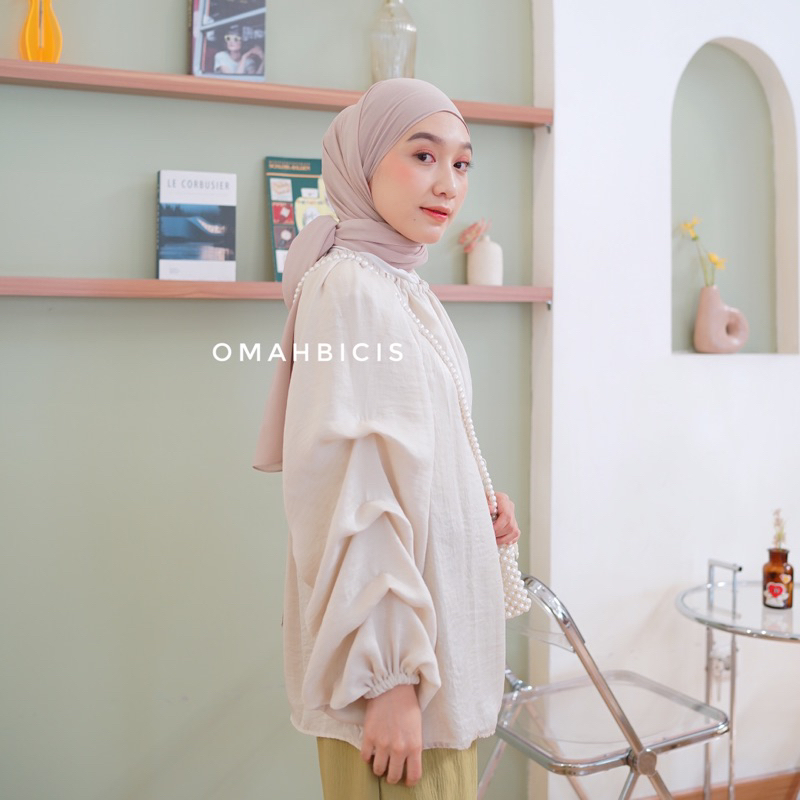 Rea blouse - Blouse lengan ruffle- blouse ruffle- blouse korea