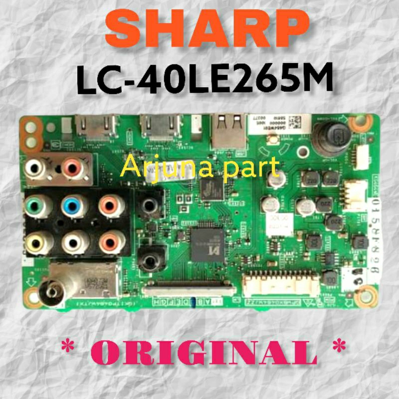 MAINBOARD TV SHARP LC-40LE265M / MAINBOARD TV SHARP 40LE265M / MB  TV SHARP LC-40LE265M / MB TV SHAR
