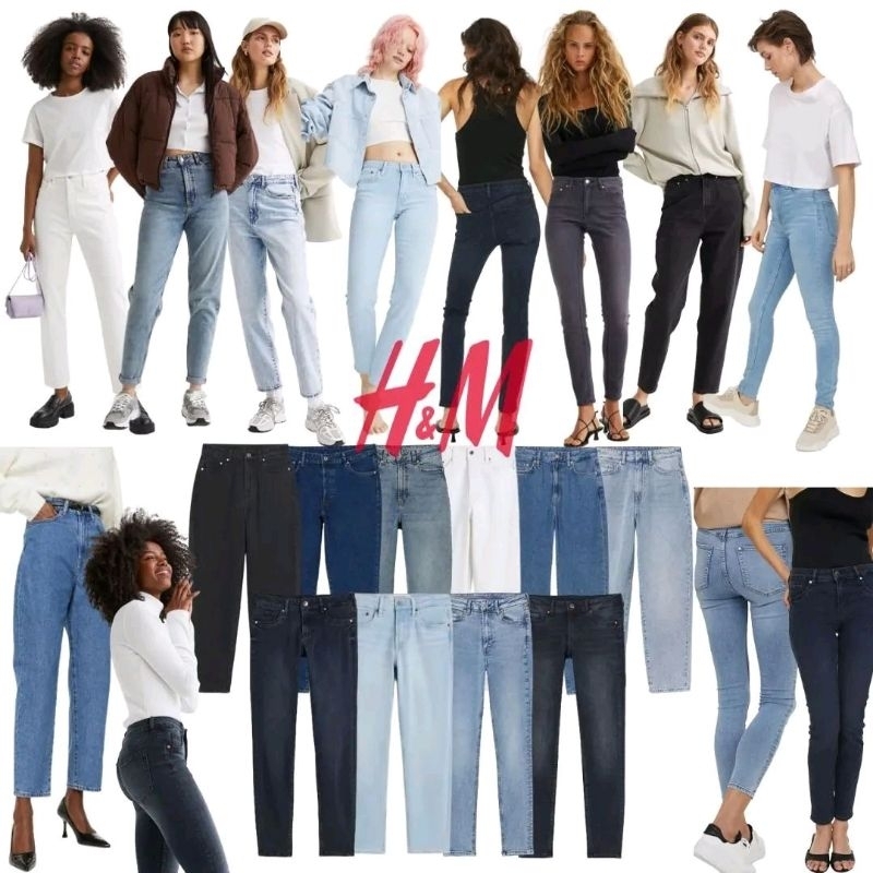 Celana Jeans H*M Original highwaist