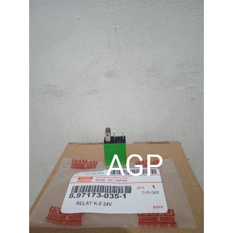 Relay Kaki 5 24volt 5pin NKR 71 8-97173-035-1