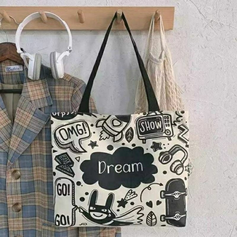 Arifirn Dream - Premium Tas Tote Bag Wanita dan Pria