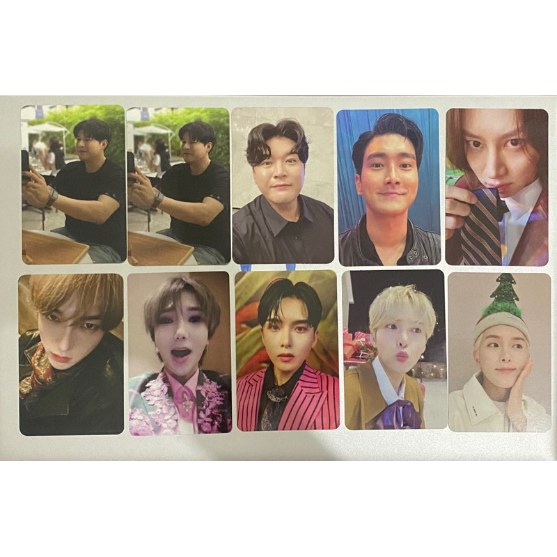 Photocard Super Junior Yesung Shindong Siwon Ryeowook