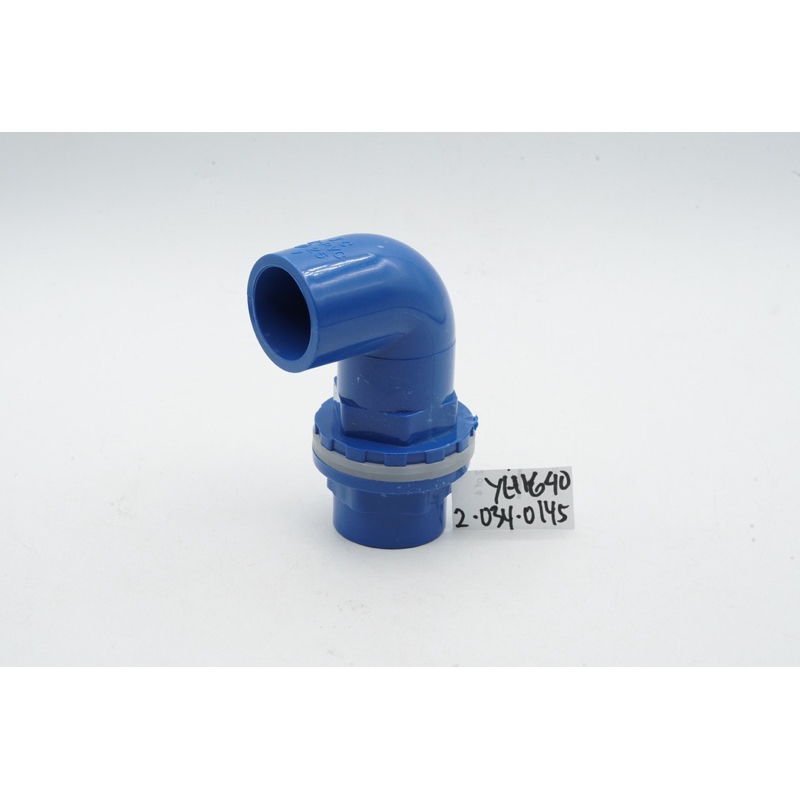 Blue 90 Degree Elbow Konektor Pipa Filter Akuarium 25 mm Garden Irrigation Aquarium Fish Tank Drain 