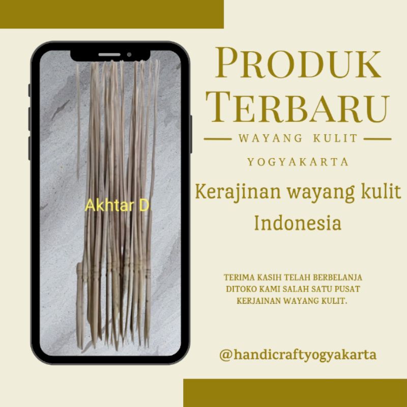 gapit bambu buat wayang