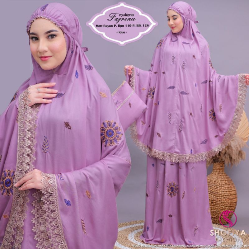 (RESTOCK)MUKENA BORDIR FASHION MUSLIM//ABIDAH/FAJRINA-SHOFIYA//MELATI BY KALILA