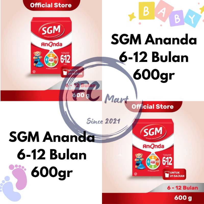 Susu SGM 6 12 bulan Susu Bayi 600gr