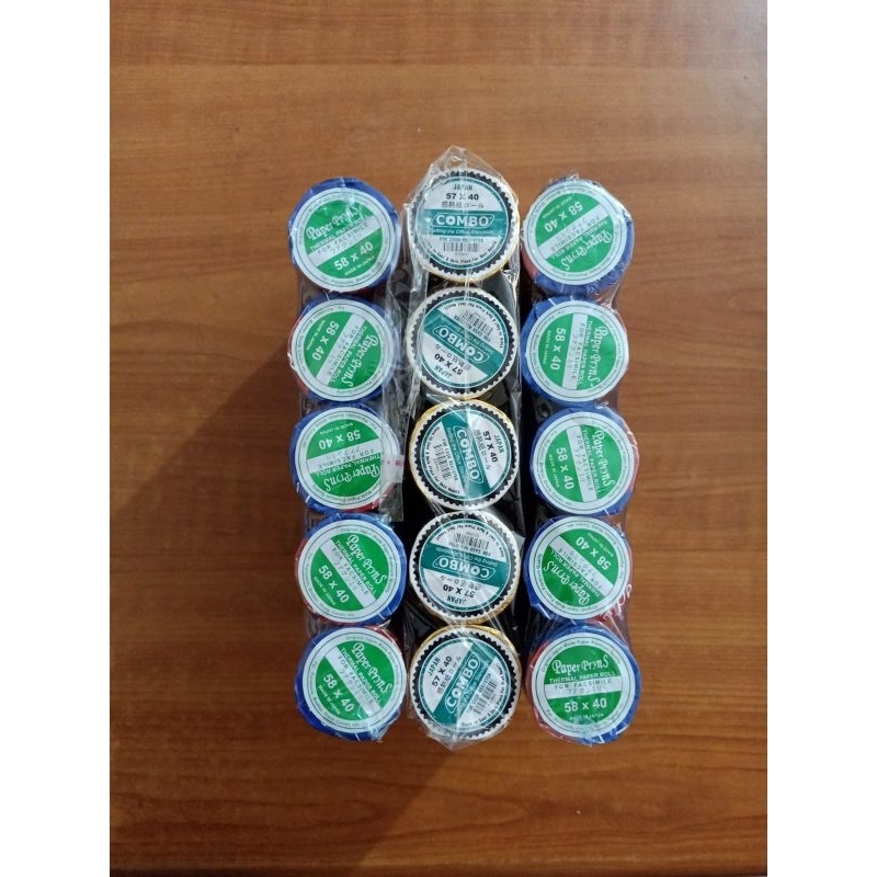 

KERTAS STRUK KASIR THERMAL PAPER ROLL 57 x 40 mm / 58 x 40 mm
