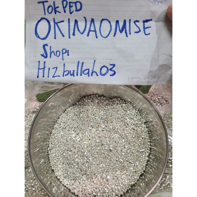 Perak murni granule silver