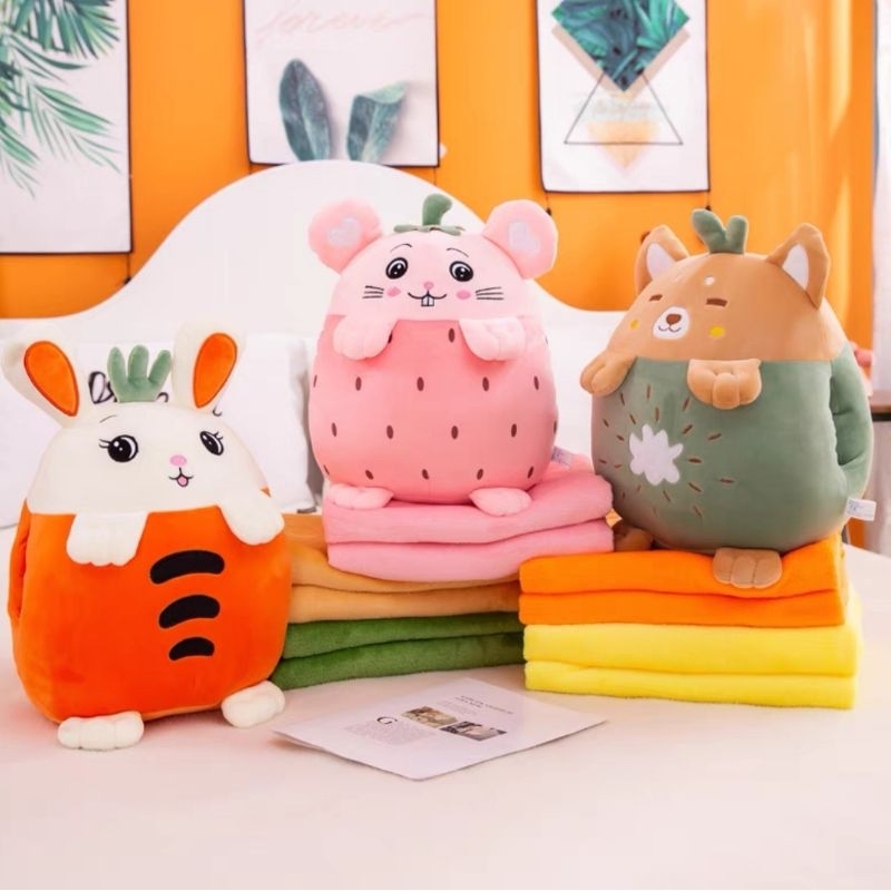 Bantal Boneka Bantal Selimut lucu anak-anak dan dewasa