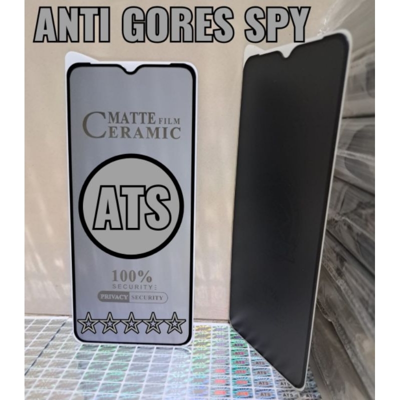 Anti Gores Spy Samsung A02 / A02S / A03 / A03S / A03 Core / A04 / A04E / A04S / A04 Core / A12 / A12S / A13 4G / A13 5G / A20S / A22 5G / A23 / A32 5G / A70 / A70S / M12 / M33 5G / Pelindung Layar Handphone Depan