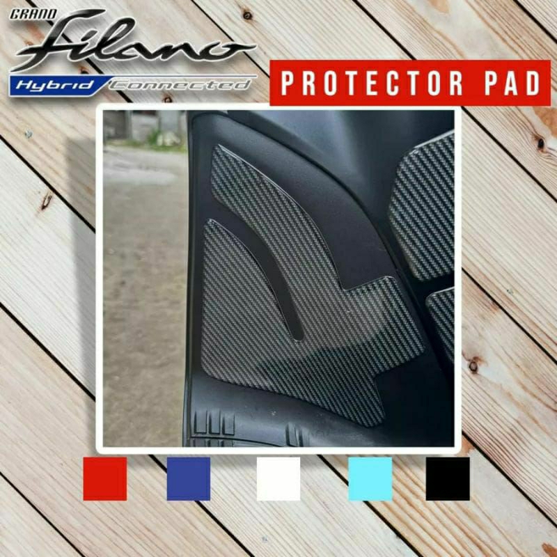 Yamaha Grand Filano 125 Stiker Sayap depan Resin Premium Grand Filano 125
