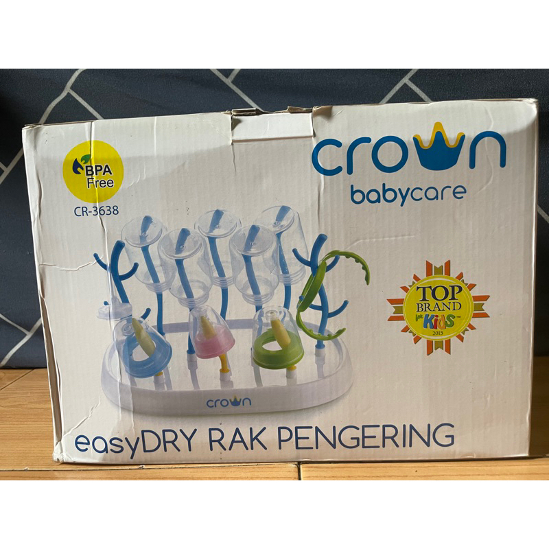 Preloved - CROWN Easy Dry Multi drying rack Rak botol