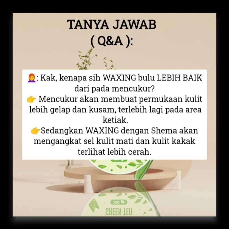 [Paket Lengkap] SHEMA Sugar Waxing Premium Free Serum VCO (After Wax) + Spatula + Kain Wax Paket Lengkap Waxing / Penghilang Bulu Ketiak Kaki Tangan