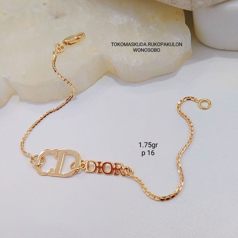 gelang vency dewasa ( emas asli 8K)