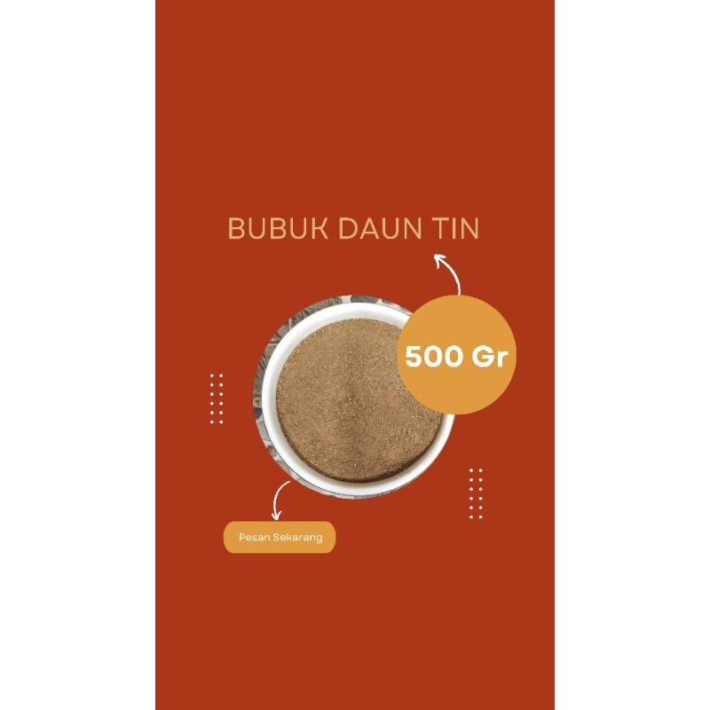 

Bubuk herbal daun tin / herbs powder fig leaf 500 gram