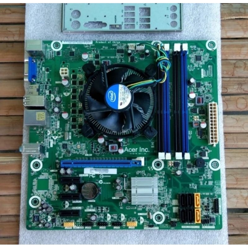 PAKET CORE i3 2100 3.1ghz DAN MOBO ACER H61 DAN FAN