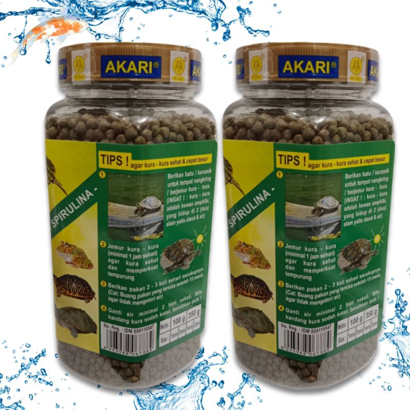 Makanan Ikan Kura Kura Pet Food AKARI AA KURA PET 300gr